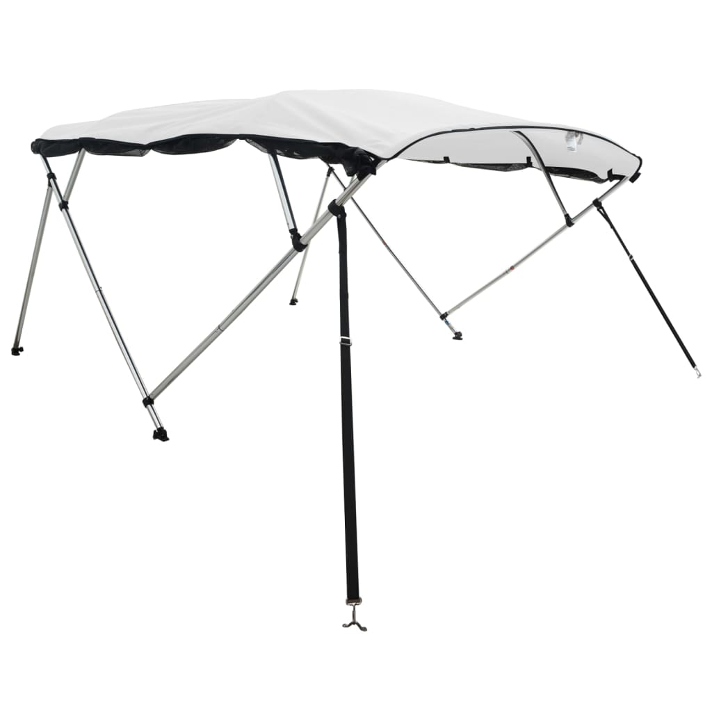 Tenda bimini s 4 luka i mrežastim zidovima 243x(200-213)x137 cm