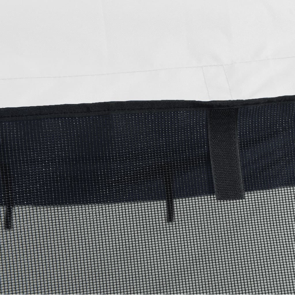 Tenda bimini s 4 luka i mrežastim zidovima 243x(200-213)x137 cm