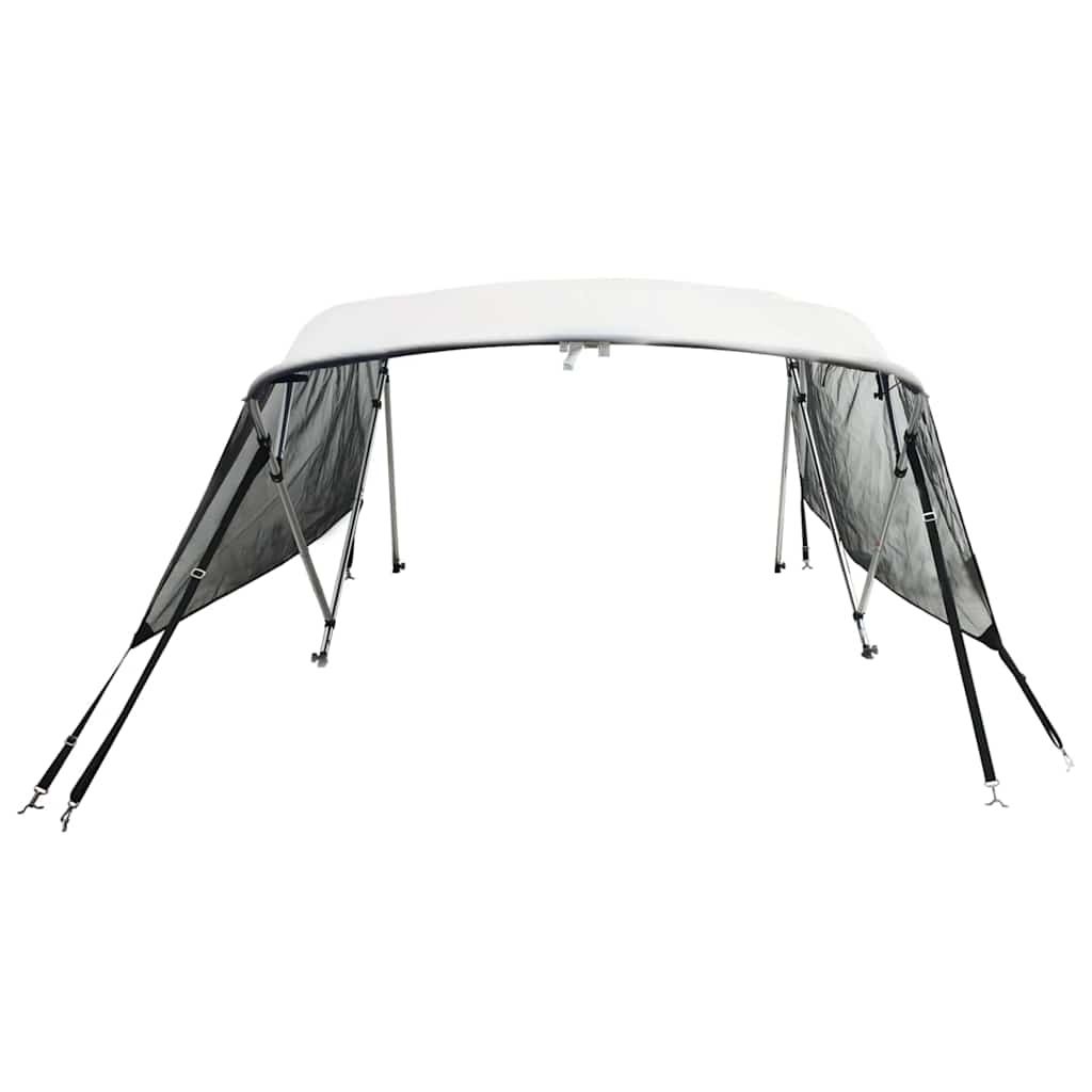 Tenda bimini s 4 luka i mrežastim zidovima 243x(230-244)x137 cm