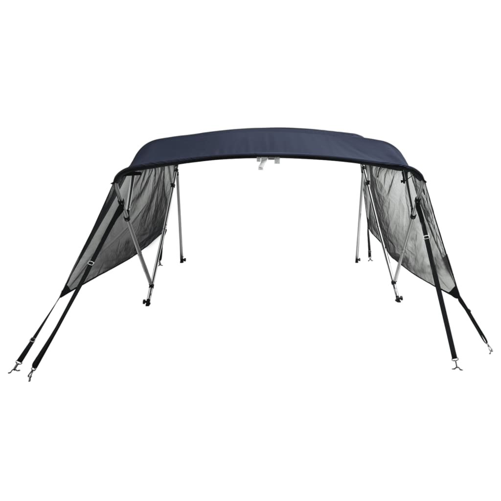 Tenda bimini s 4 luka i mrežastim zidovima 243x(185-198)x137 cm