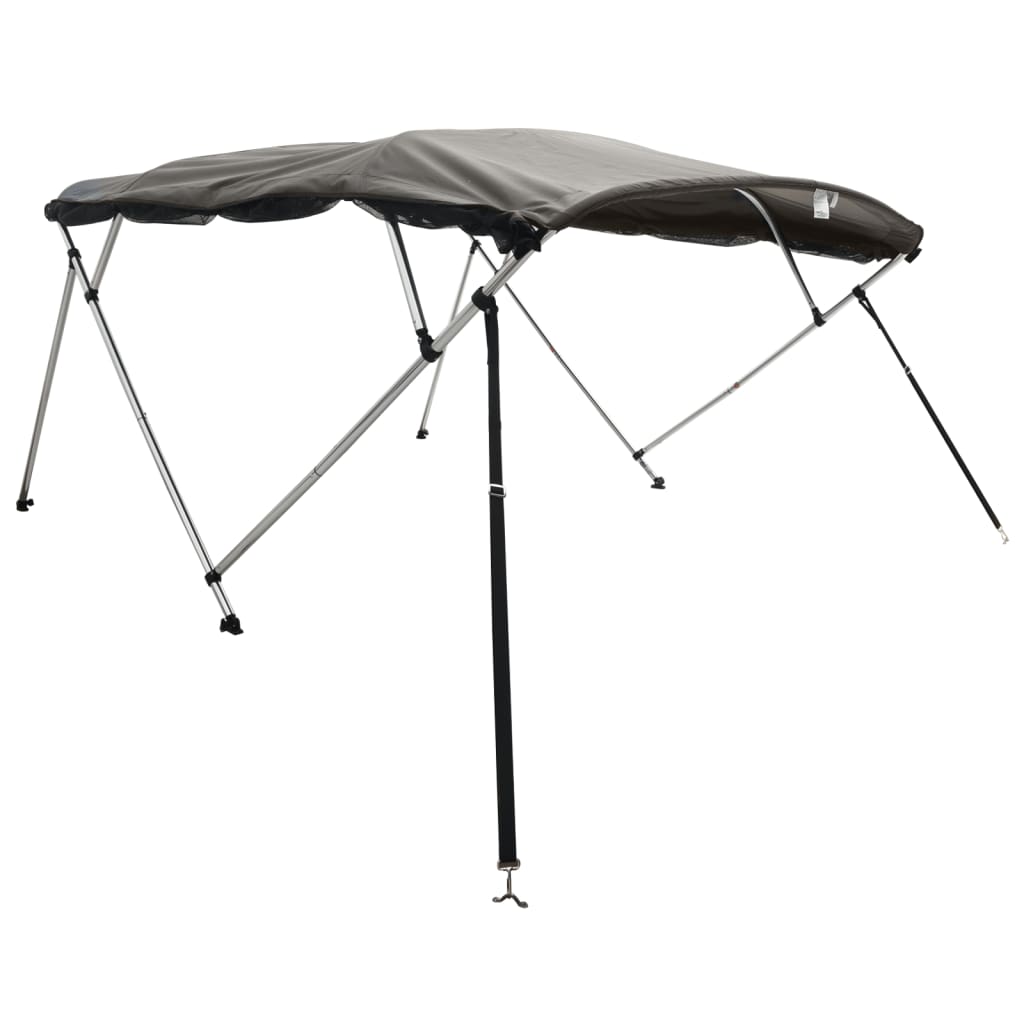Tenda bimini s 4 luka i mrežastim zidovima 243x(170-182)x137 cm