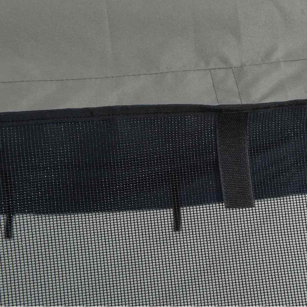 Tenda bimini s 4 luka i mrežastim zidovima 243x(170-182)x137 cm