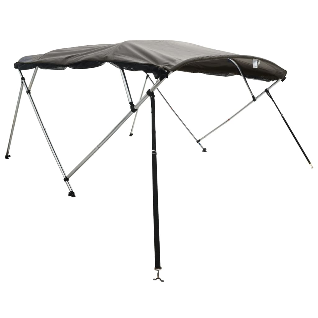 Tenda bimini s 4 luka i mrežastim zidovima 243x(200-213)x137 cm