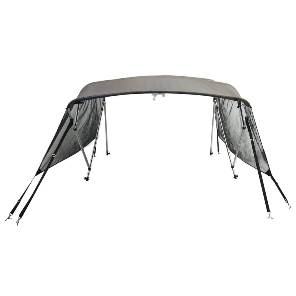 Tenda bimini s 4 luka i mrežastim zidovima 243x(200-213)x137 cm