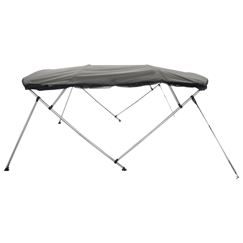 Tenda bimini s 4 luka i mrežastim zidovima 243x(230-244)x137 cm