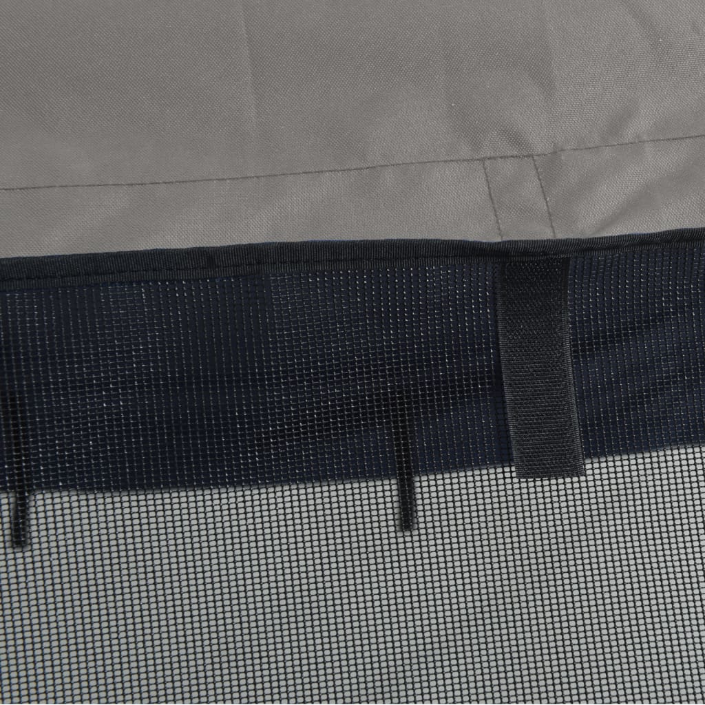 Tenda bimini s 4 luka i mrežastim zidovima 243x(230-244)x137 cm