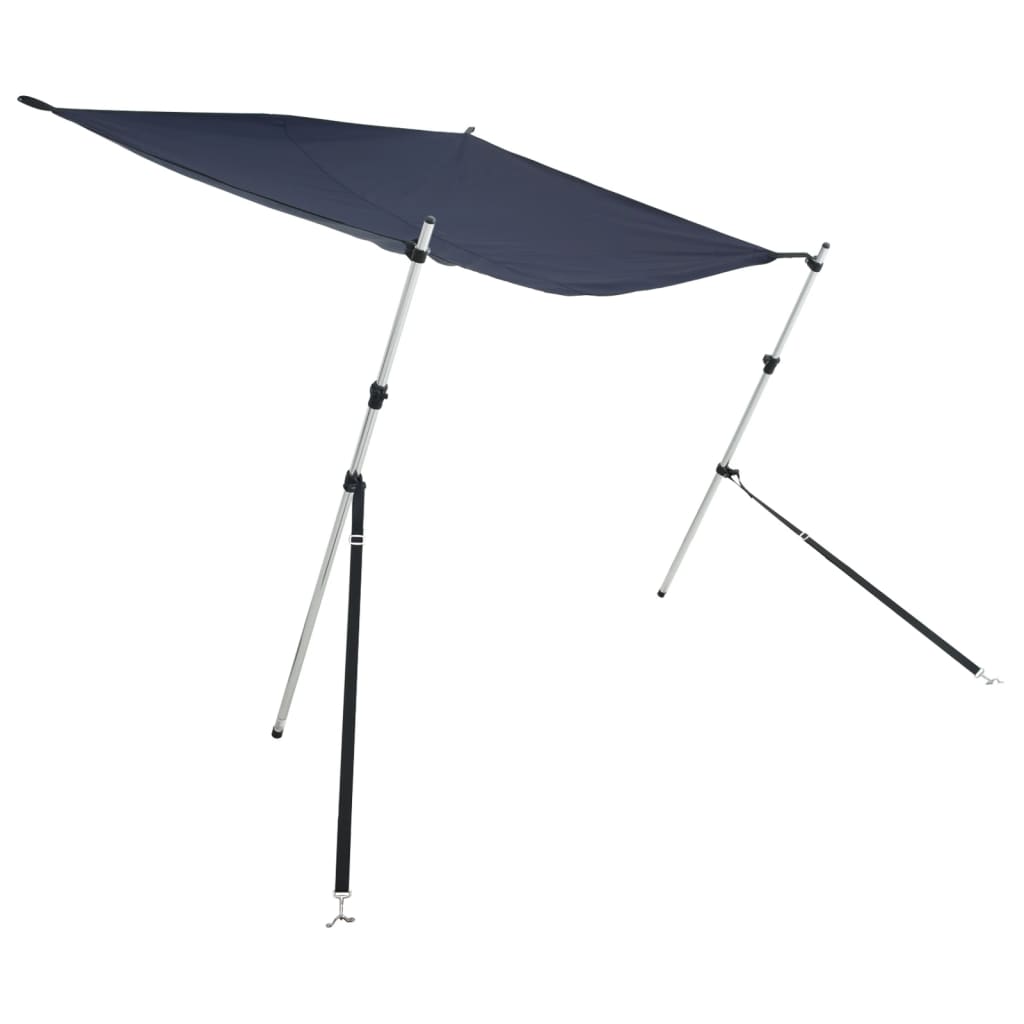Nastavak za sjenilo s vrhom T oblika modri 170x208x(115-183) cm