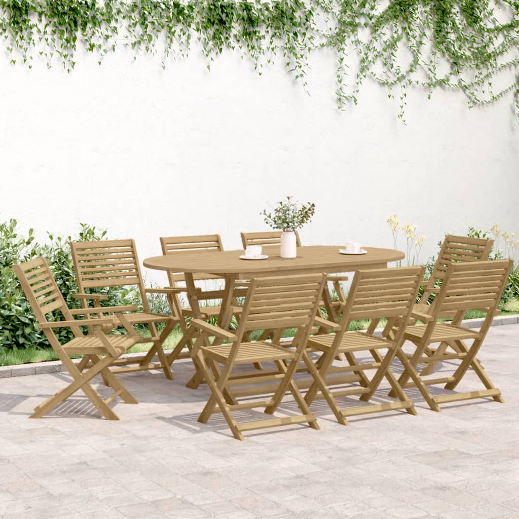 Sklopive vrtne stolice 6 kom 54,5x61,5x86,5 cm od drva bagrema