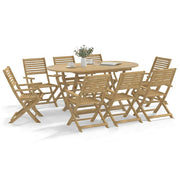 Sklopive vrtne stolice 6 kom 54,5x61,5x86,5 cm od drva bagrema