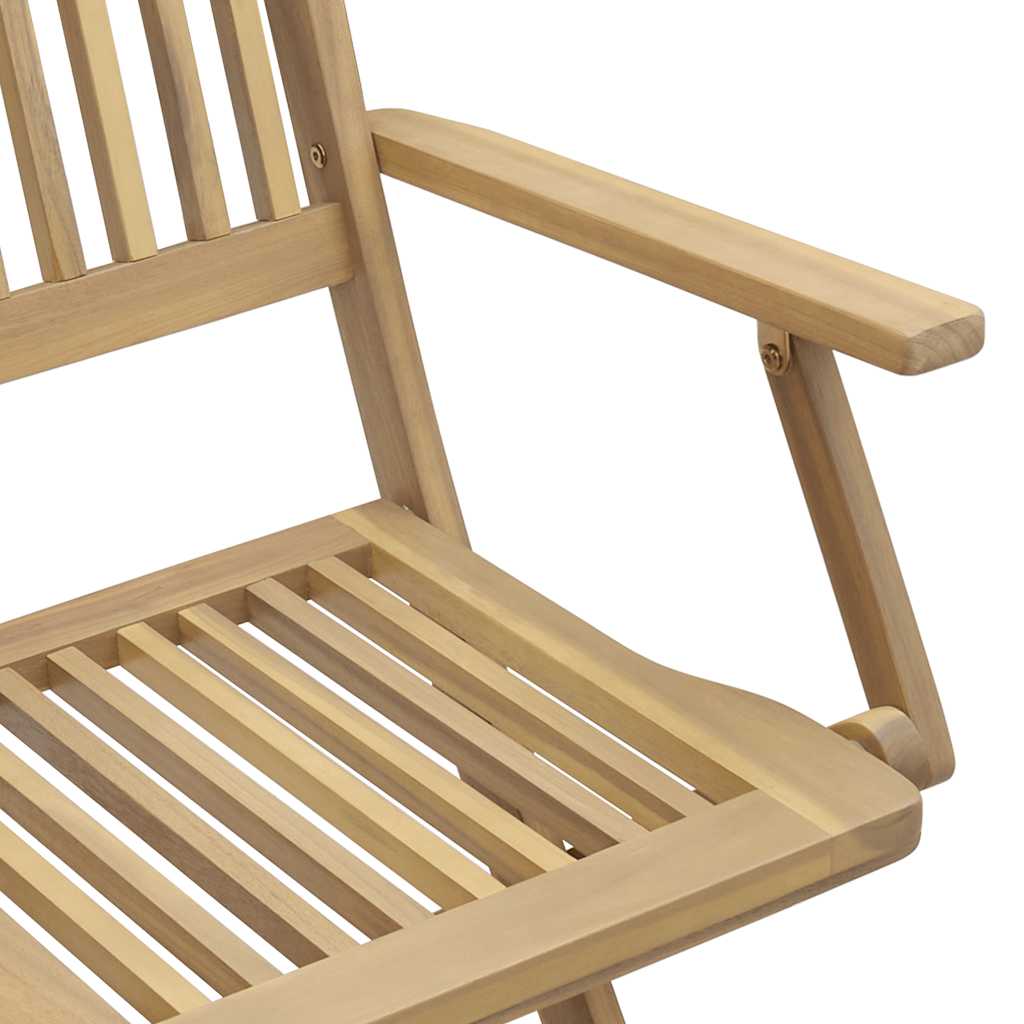 Sklopive vrtne stolice 6 kom 54x61x88 cm od drva bagrema