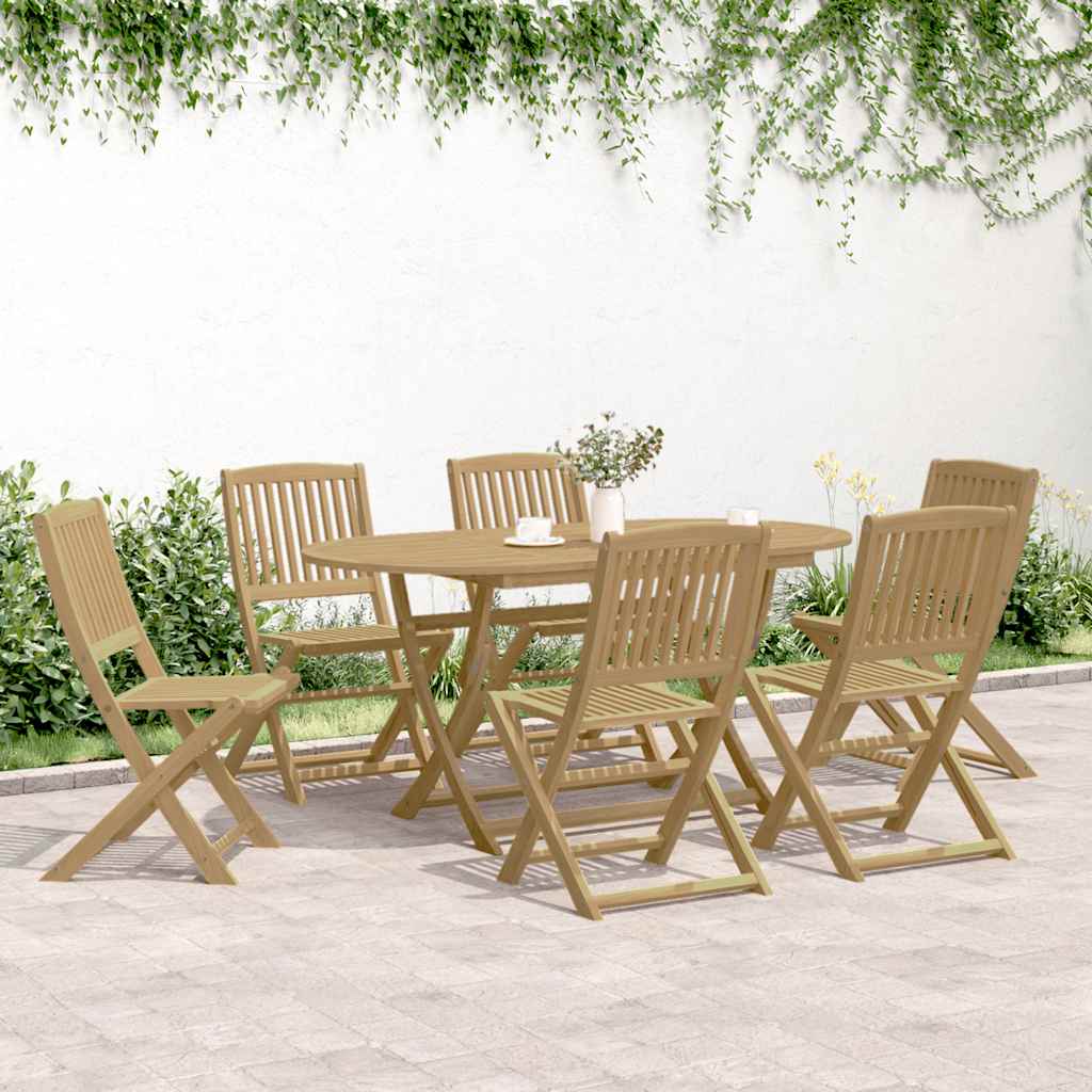 Sklopive vrtne stolice 6 kom 44x50x88 cm od drva bagrema