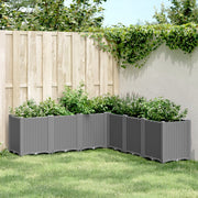 Vrtna sadilica svijetlosiva 160 x 160 x 53 cm PP