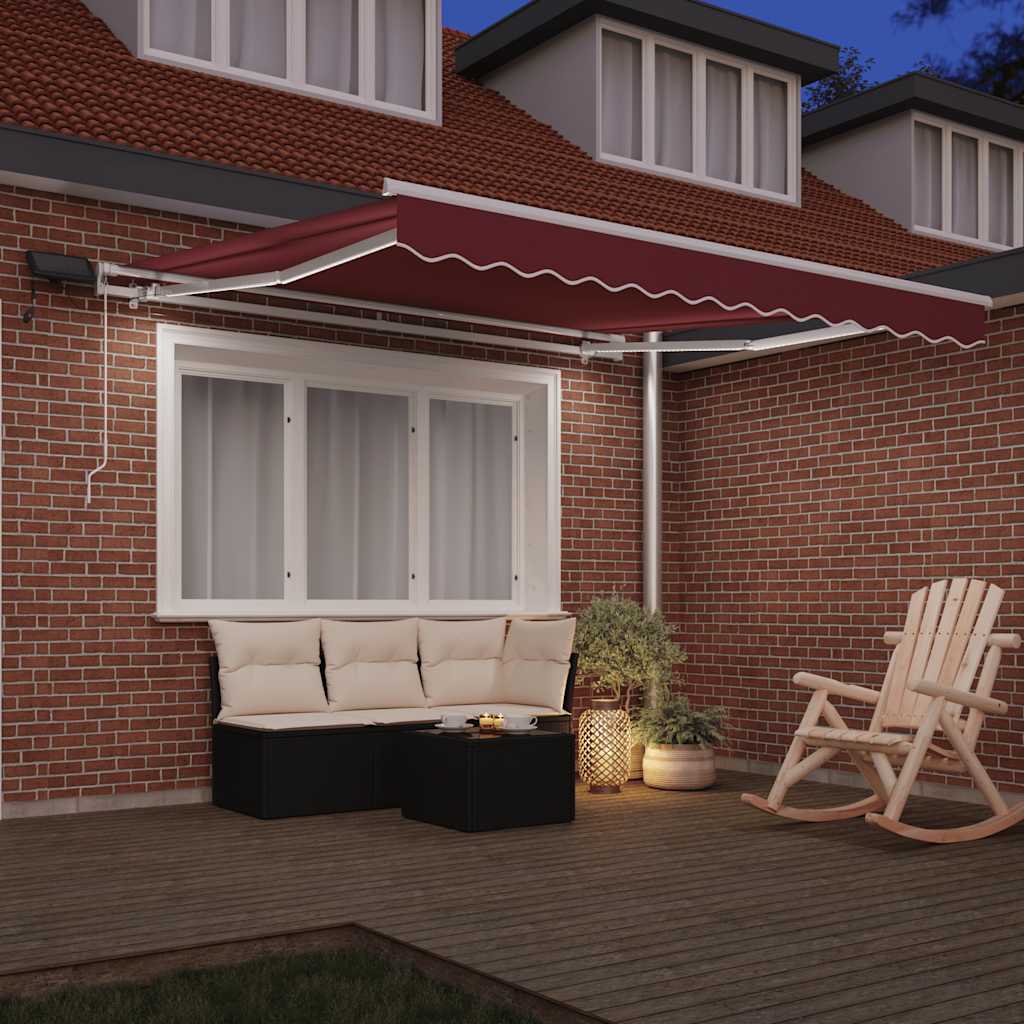 Tenda na ručno uvlačenje s LED bordo 300 x 250 cm