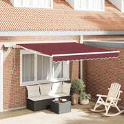 Tenda na ručno uvlačenje s LED bordo 300 x 250 cm