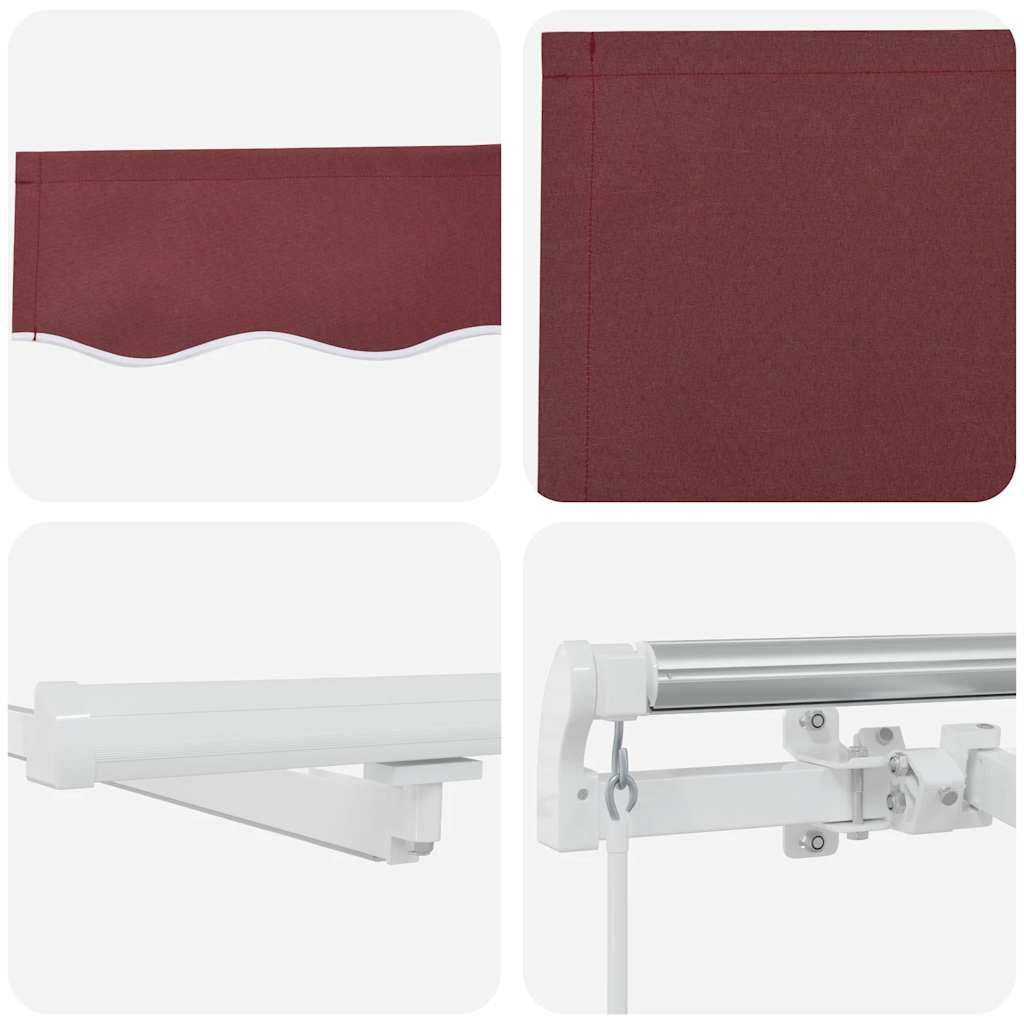 Tenda na ručno uvlačenje s LED bordo 400 x 300 cm