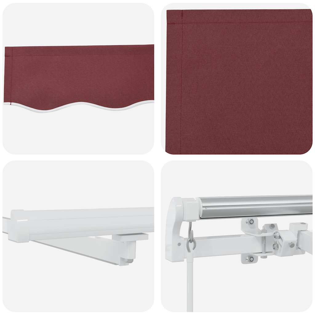 Tenda na ručno uvlačenje s LED bordo 450 x 300 cm