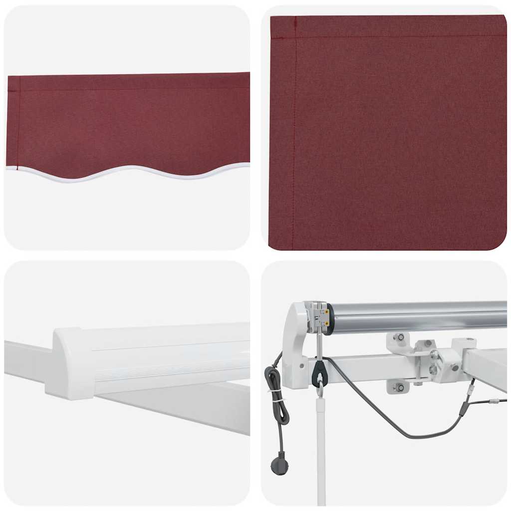 Tenda na automatsko uvlačenje s LED bordo 450x300 cm