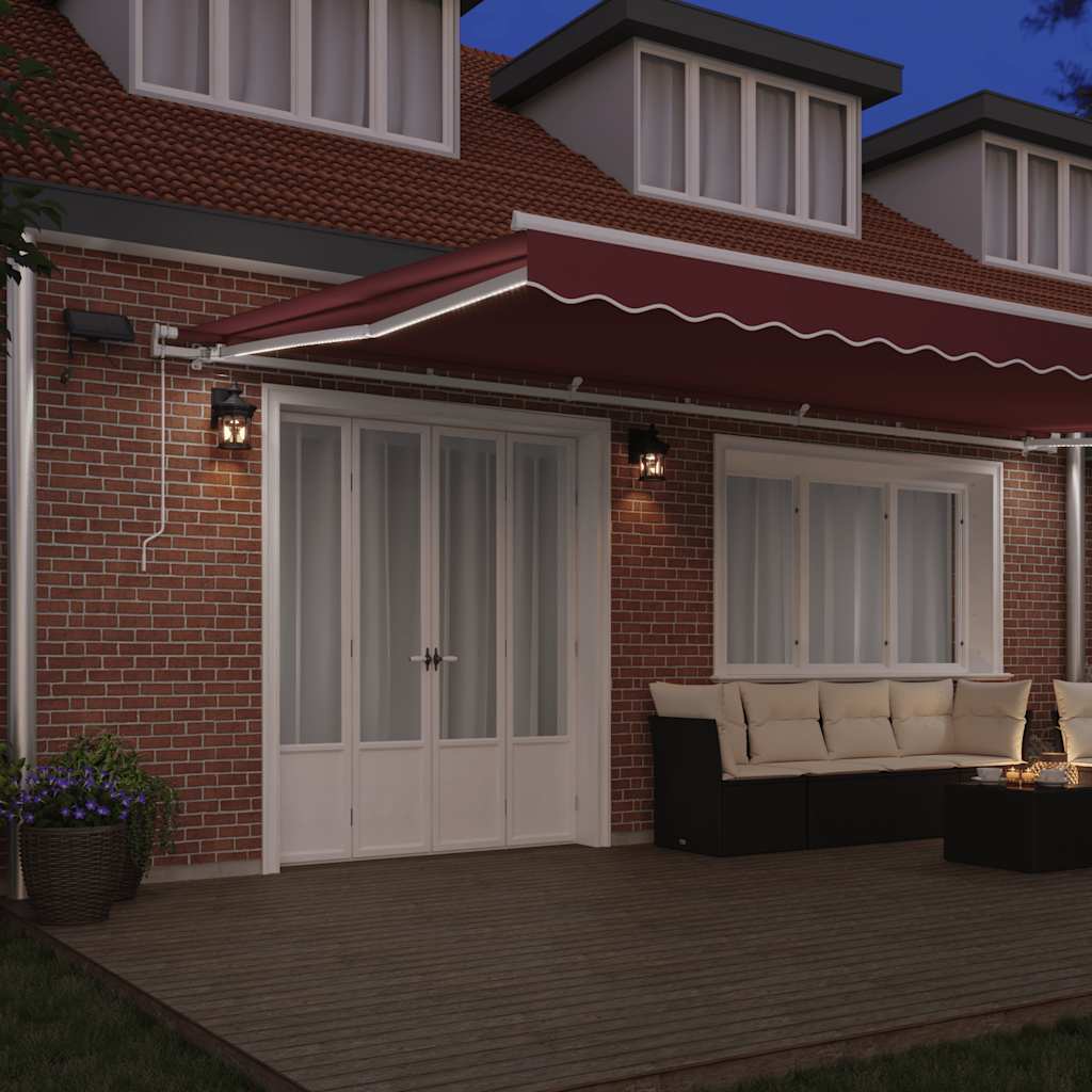 Tenda na ručno uvlačenje s LED bordo 600 x 300 cm