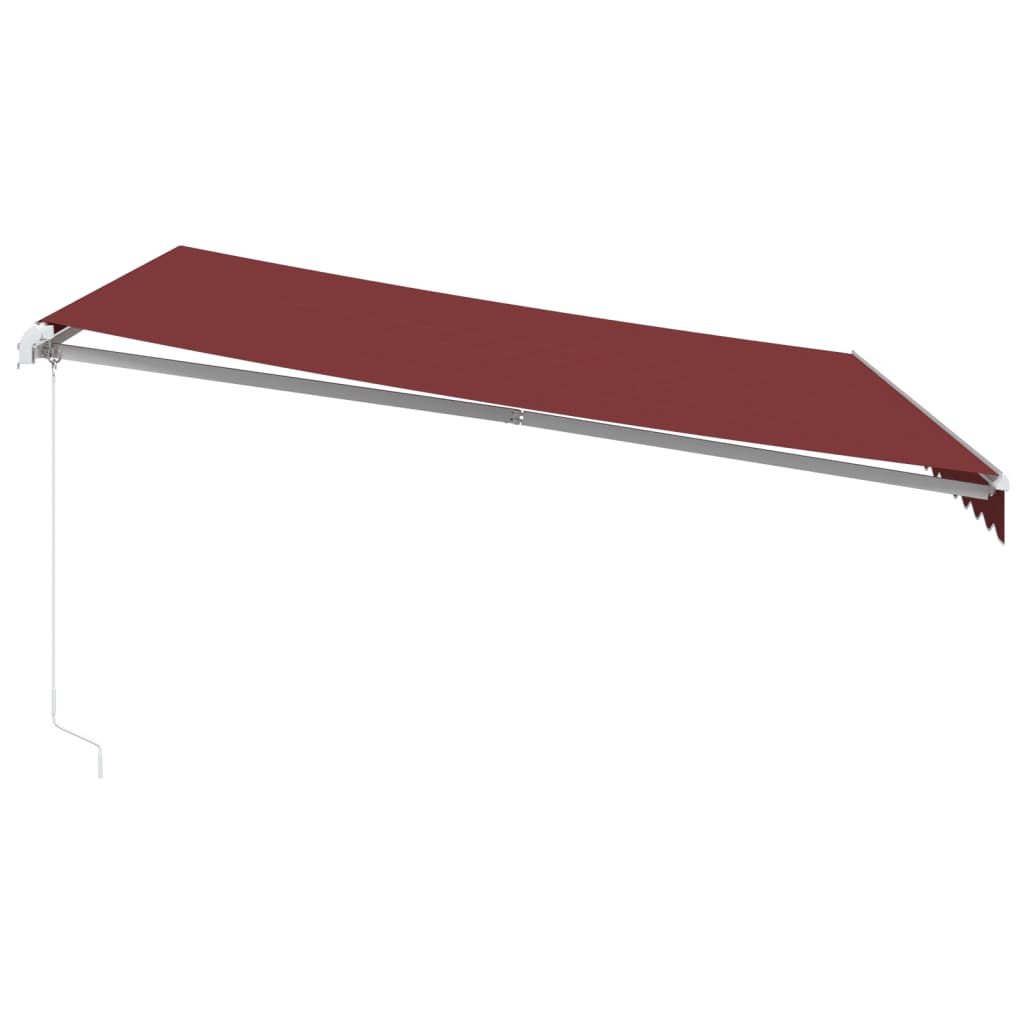 Tenda na ručno uvlačenje bordo 400 x 350 cm