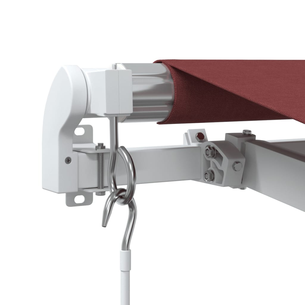 Tenda na ručno uvlačenje bordo 400 x 350 cm