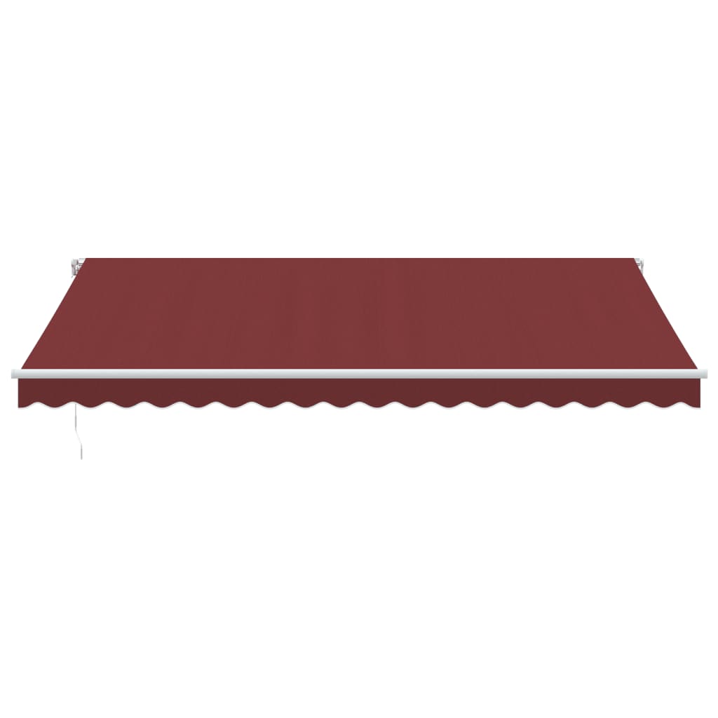 Tenda na ručno uvlačenje bordo 450 x 350 cm