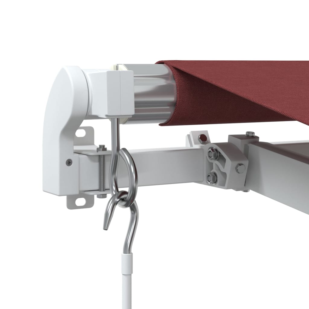 Tenda na ručno uvlačenje bordo 450 x 350 cm