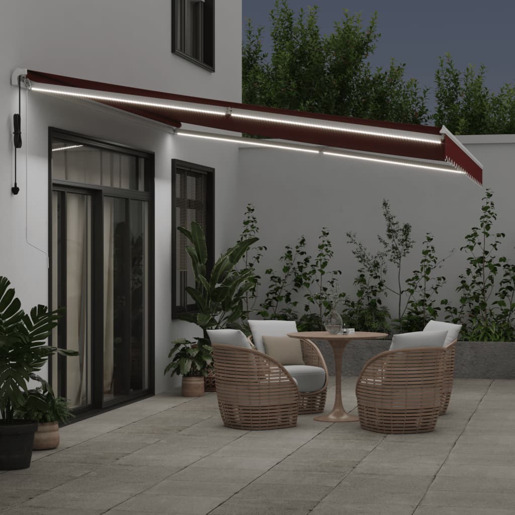 Tenda na automatsko uvlačenje s LED bordo 450x350 cm