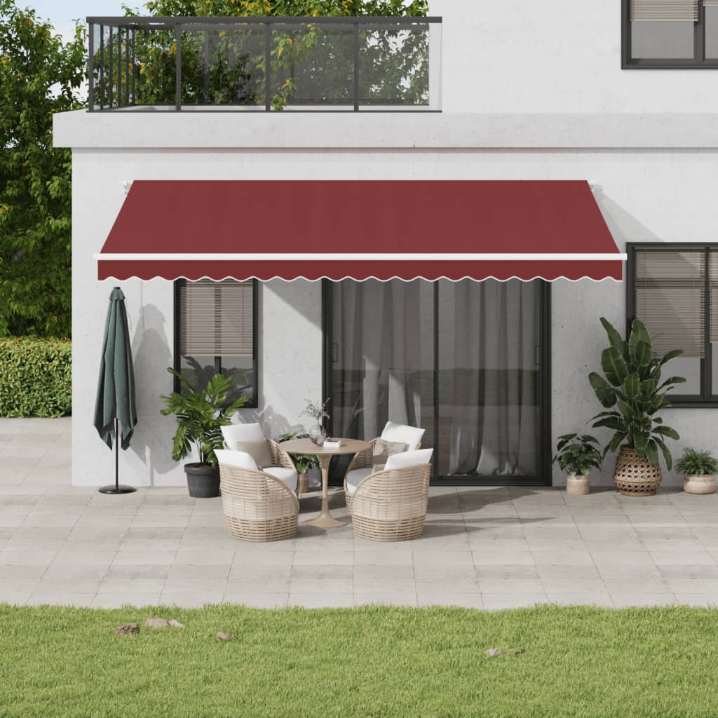 Tenda na ručno uvlačenje s LED bordo 500 x 350 cm