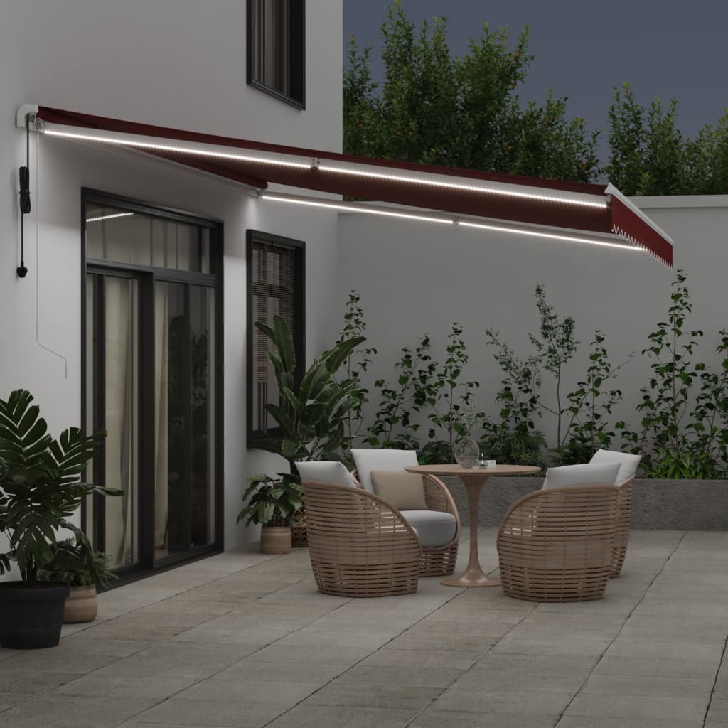 Tenda na automatsko uvlačenje s LED bordo 500x350 cm