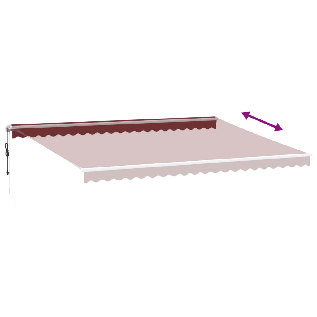 Tenda na automatsko uvlačenje s LED bordo 500x350 cm