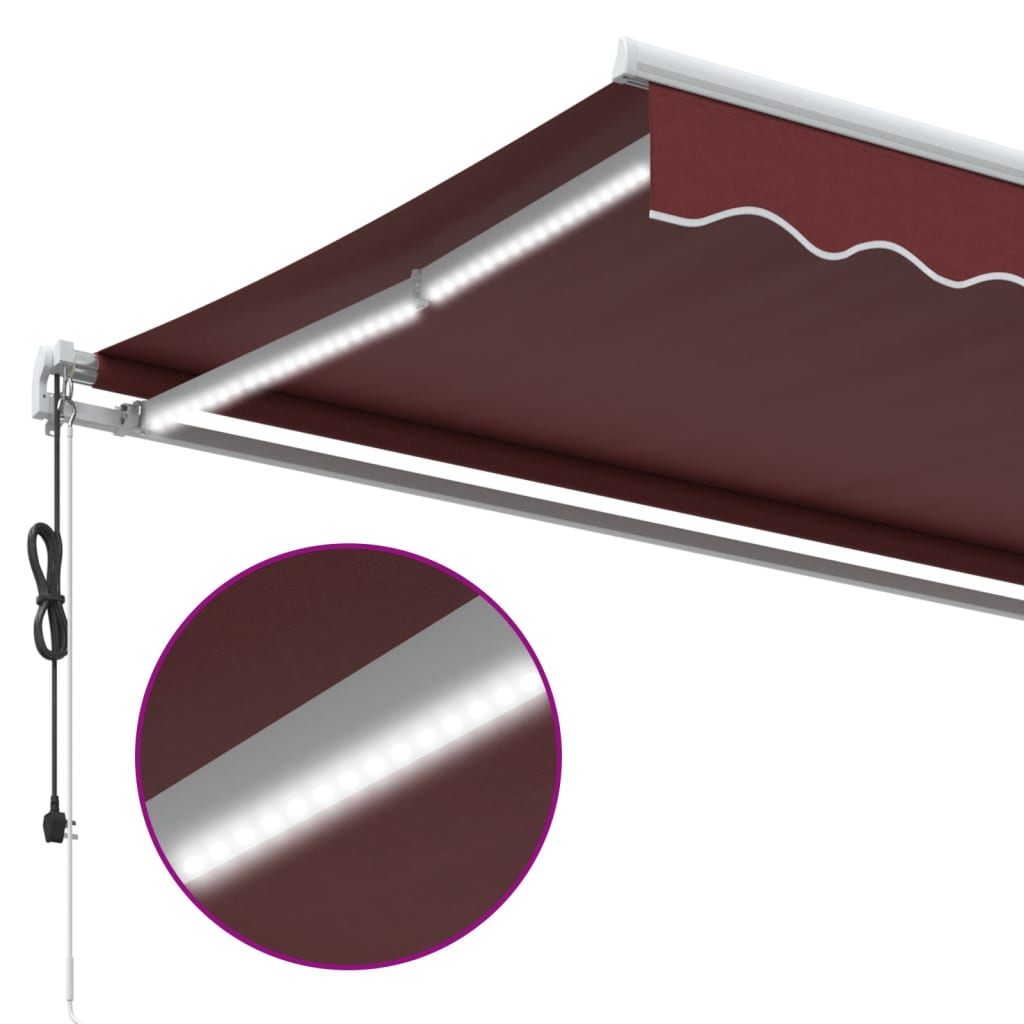 Tenda na automatsko uvlačenje s LED bordo 500x350 cm