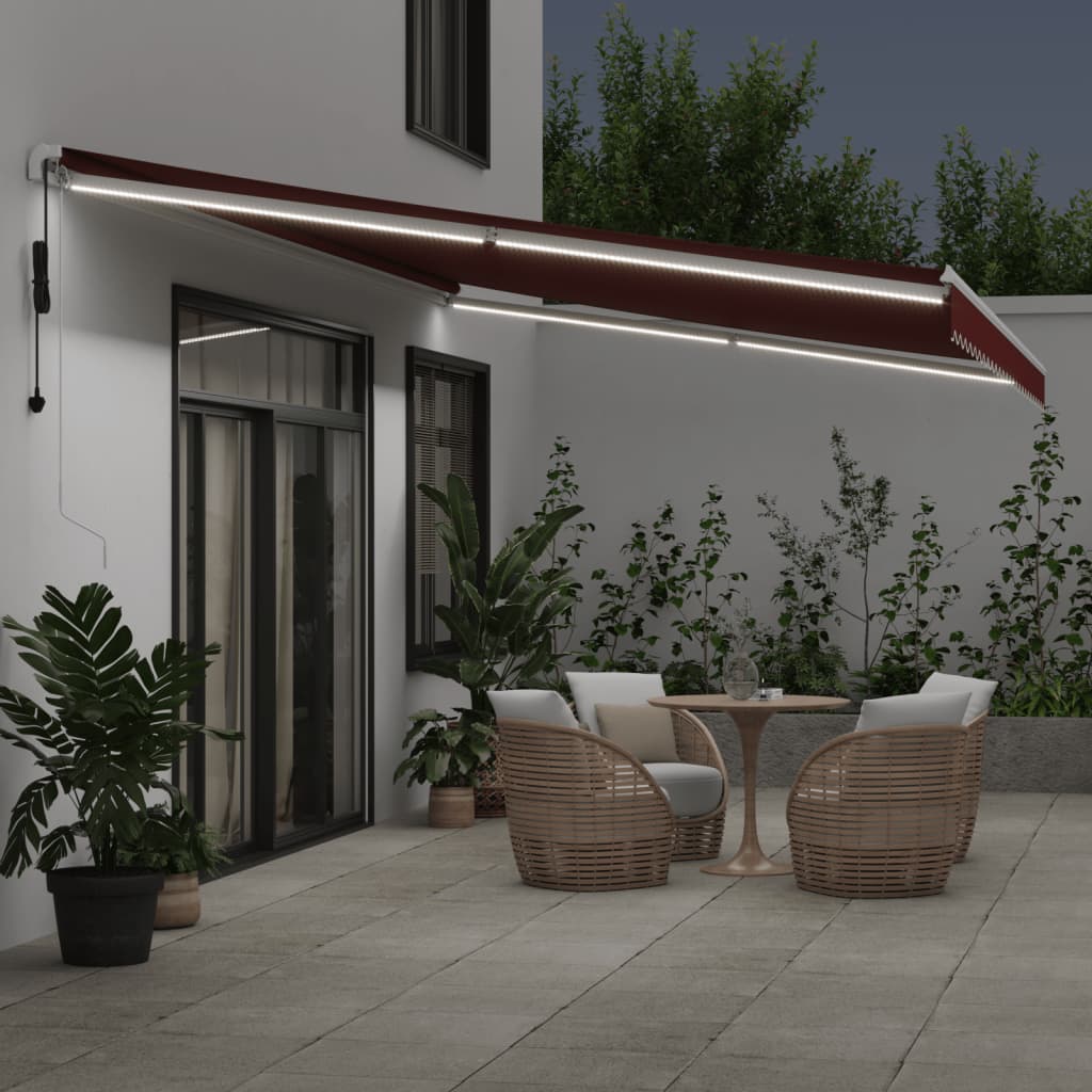 Tenda na automatsko uvlačenje s LED bordo 600x350 cm