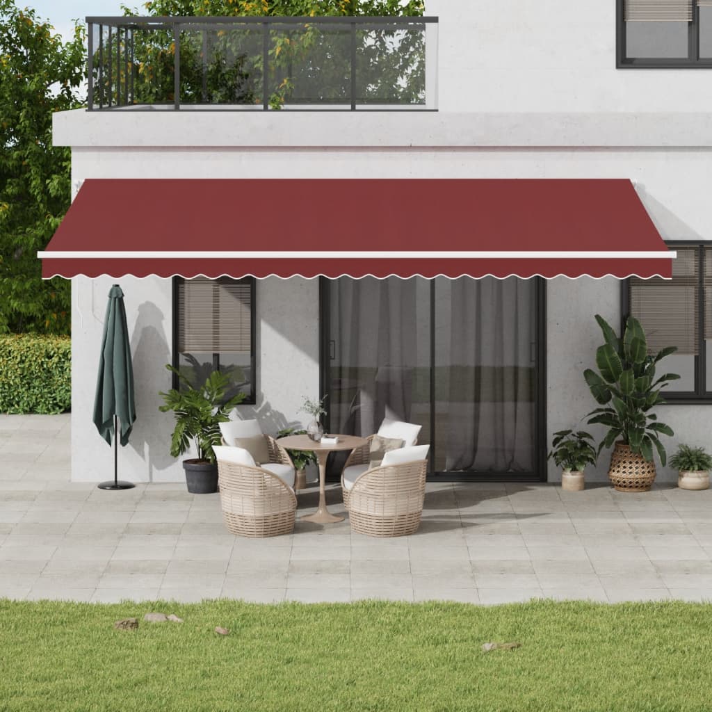 Tenda na automatsko uvlačenje s LED bordo 600x350 cm