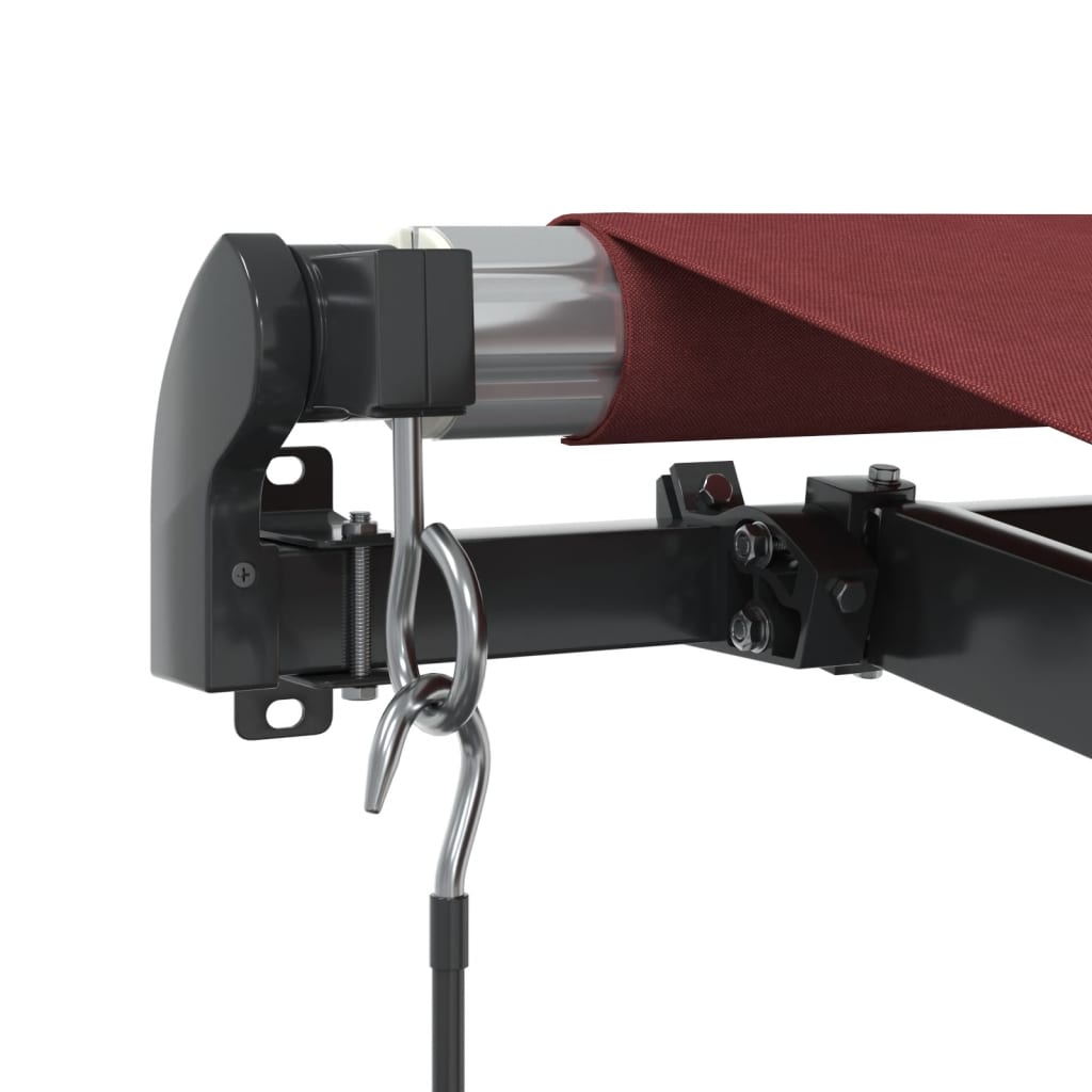 Tenda na ručno uvlačenje bordo 500 x 350 cm