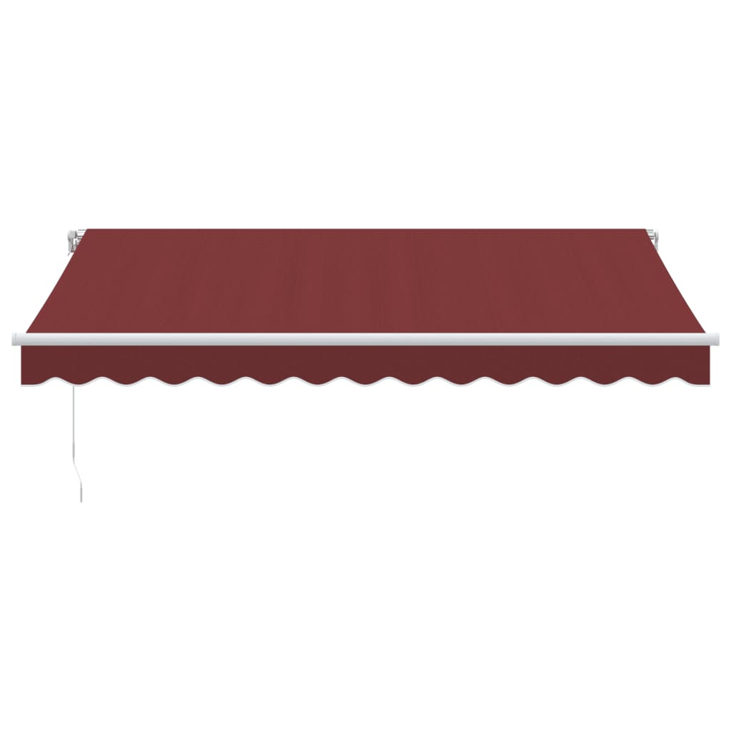 Tenda na ručno uvlačenje bordo 350 x 250 cm