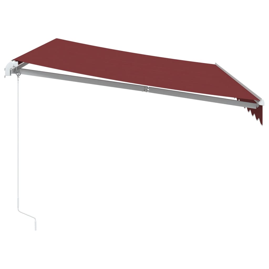 Tenda na ručno uvlačenje bordo 350 x 250 cm