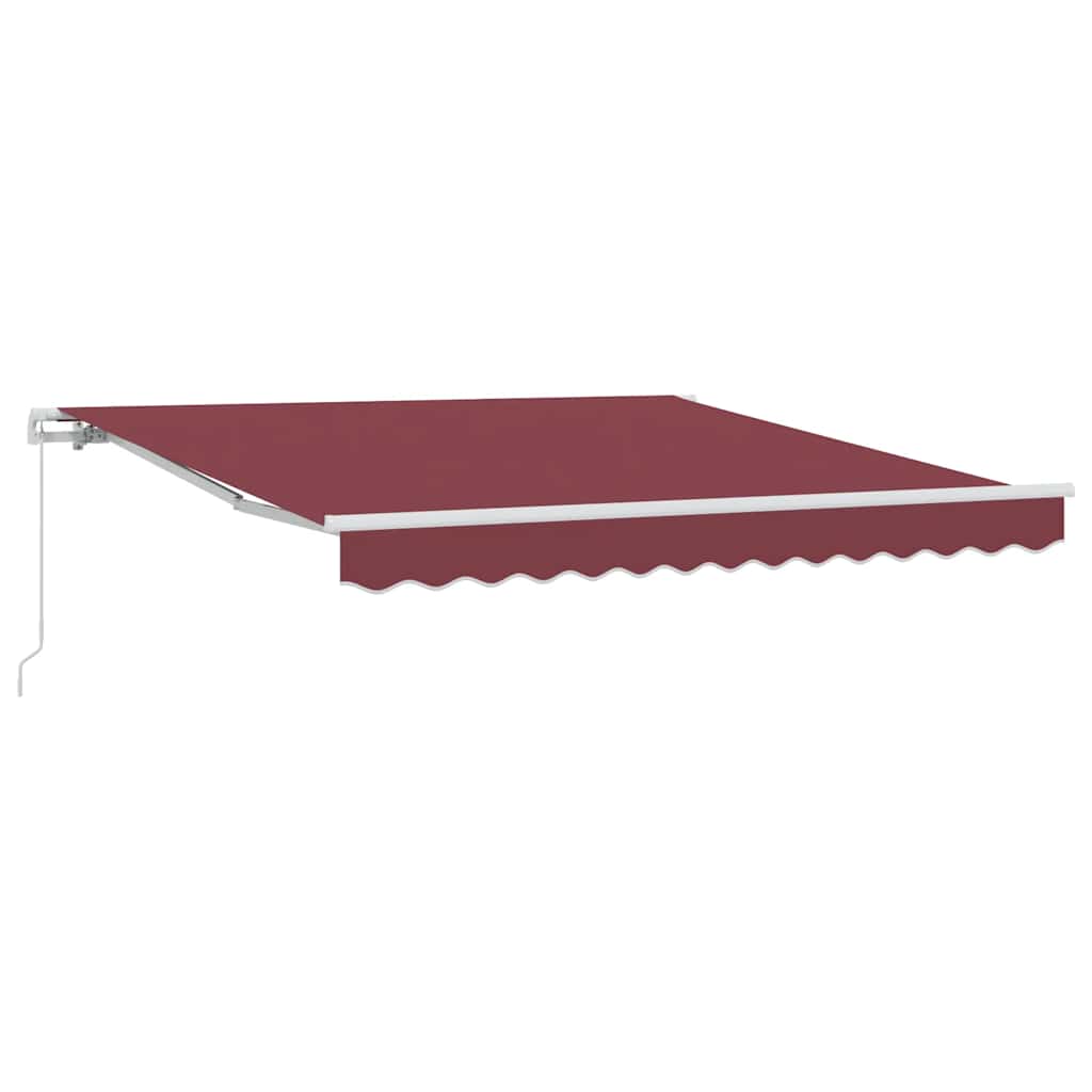 Tenda na ručno uvlačenje bordo 300 x 250 cm