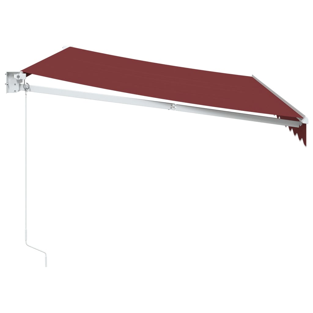Tenda na ručno uvlačenje bordo 350 x 250 cm