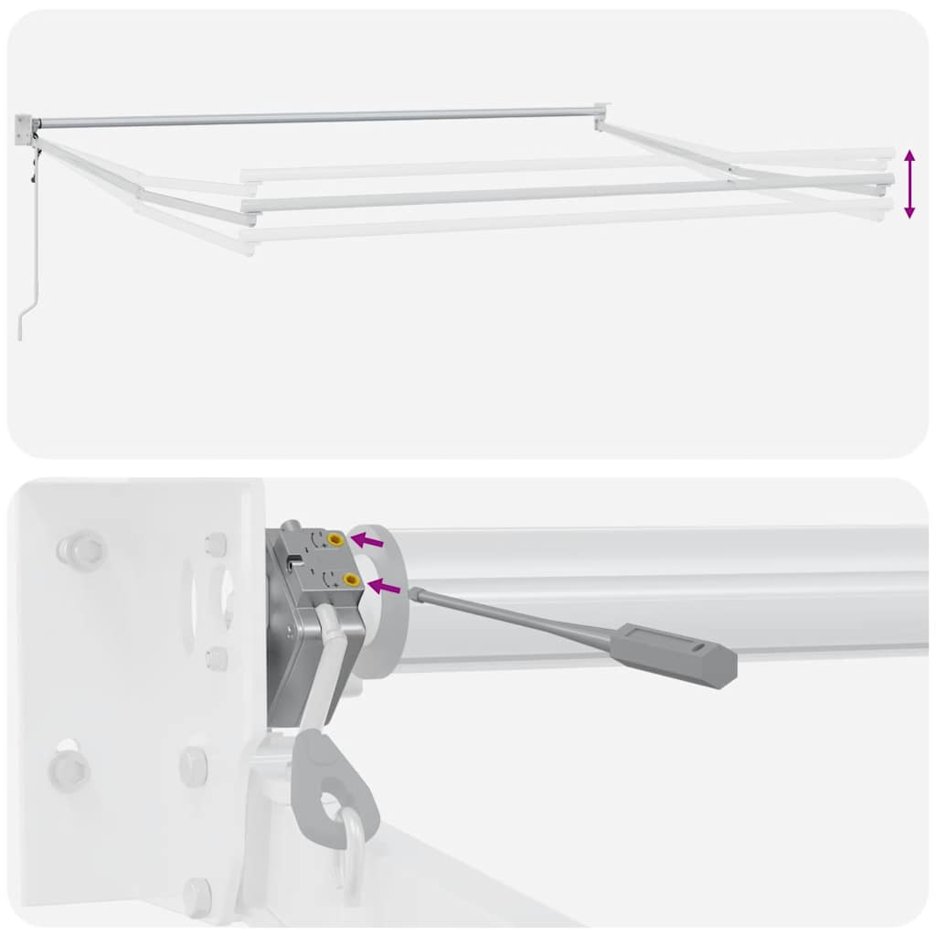 Tenda na automatsko uvlačenje bordo 400 x 300 cm