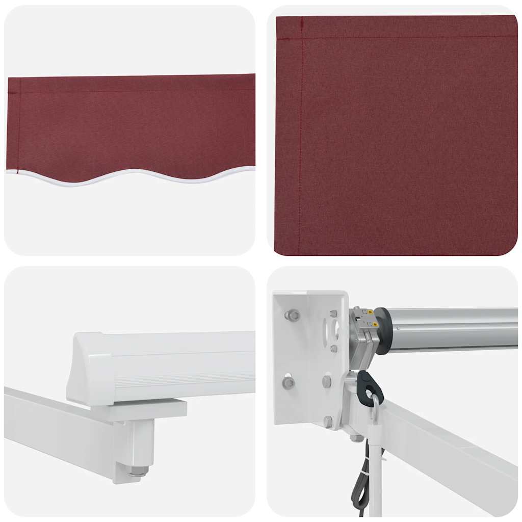 Tenda na automatsko uvlačenje bordo 400 x 300 cm