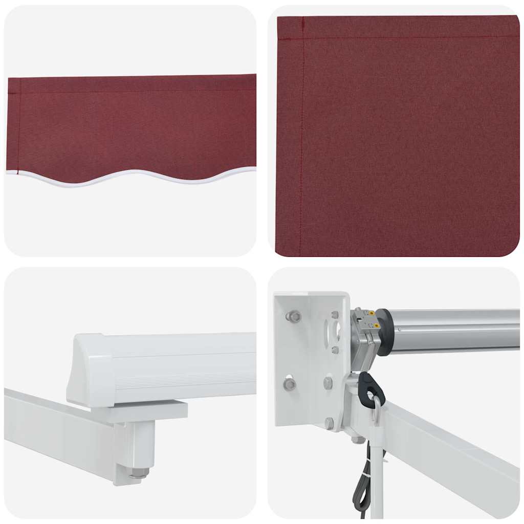 Tenda na automatsko uvlačenje bordo 450 x 300 cm