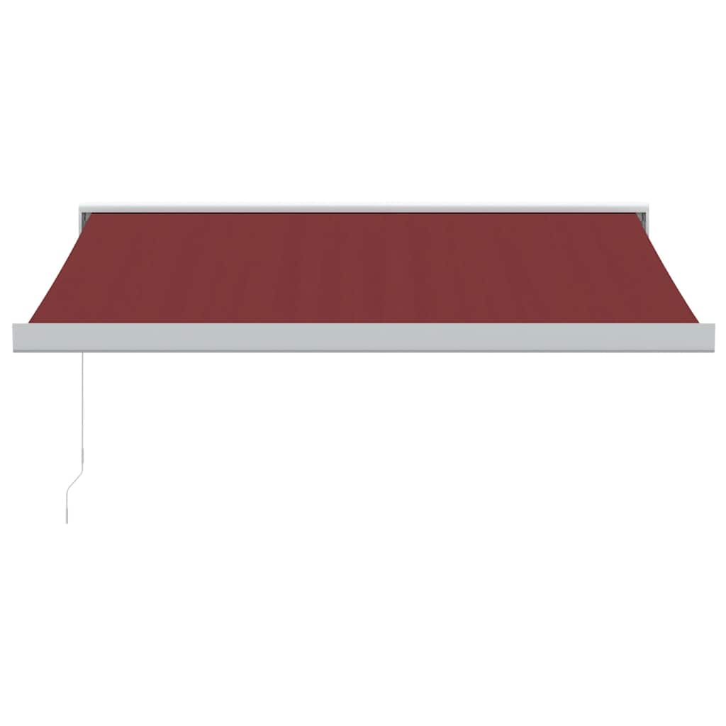 Tenda na ručno uvlačenje bordo 350 x 250 cm