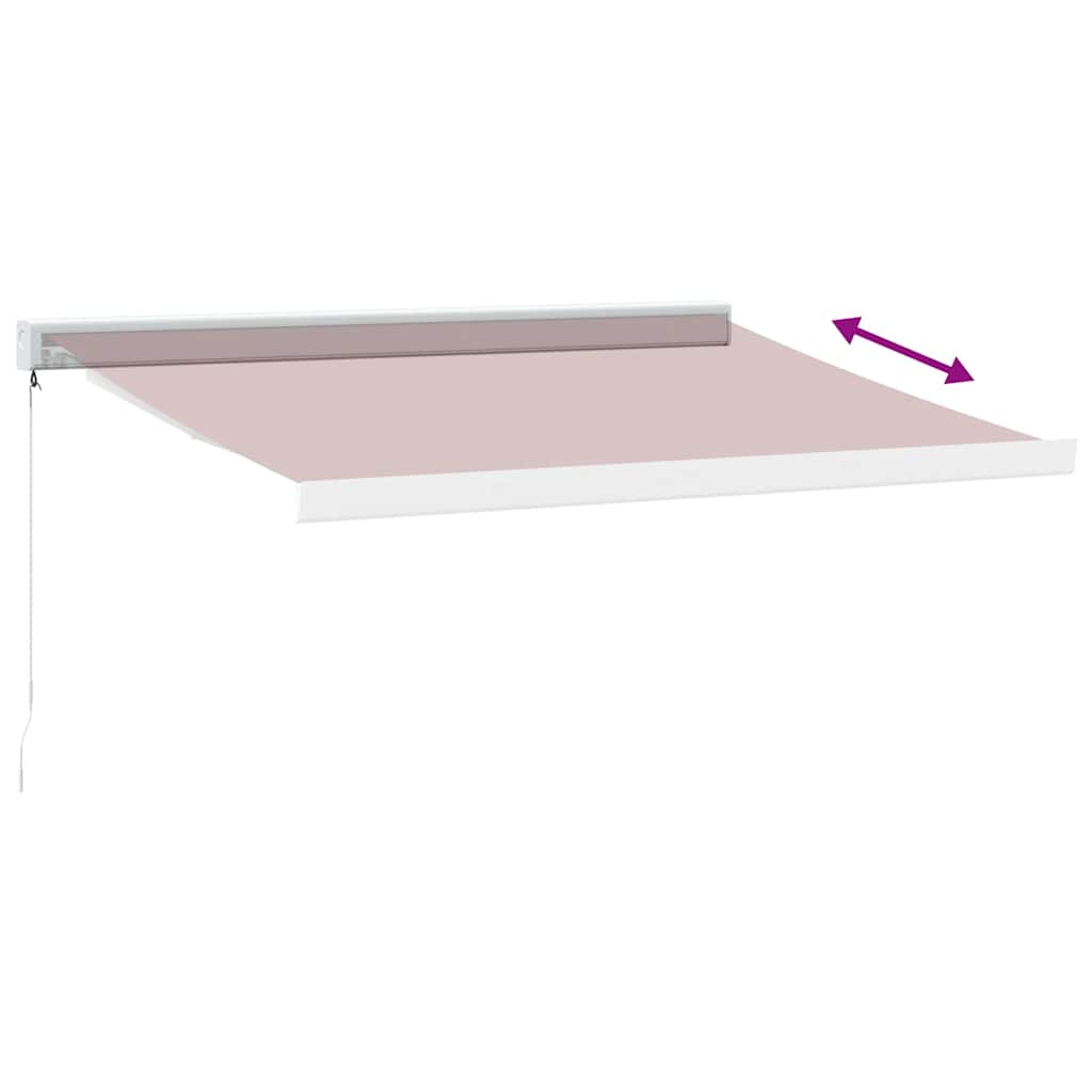 Tenda na ručno uvlačenje bordo 350 x 250 cm