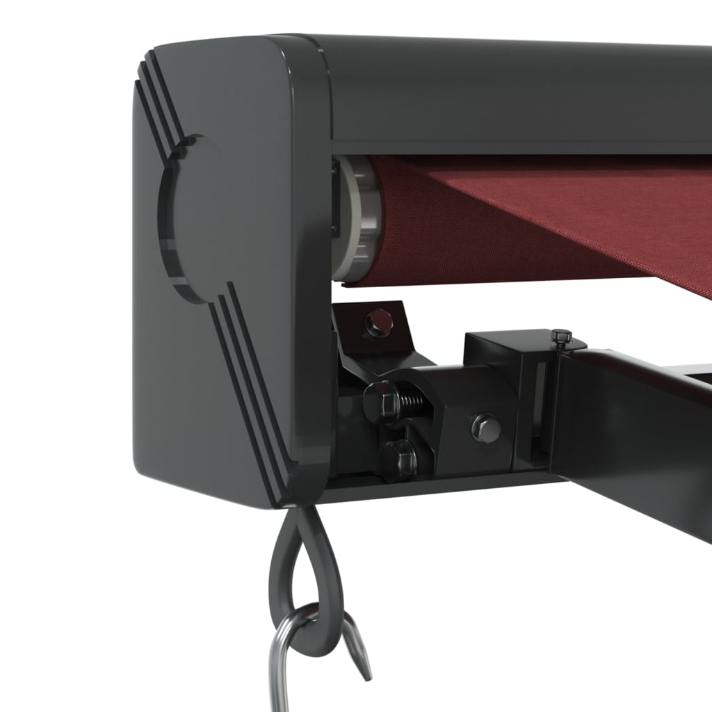 Tenda na ručno uvlačenje bordo 350 x 250 cm