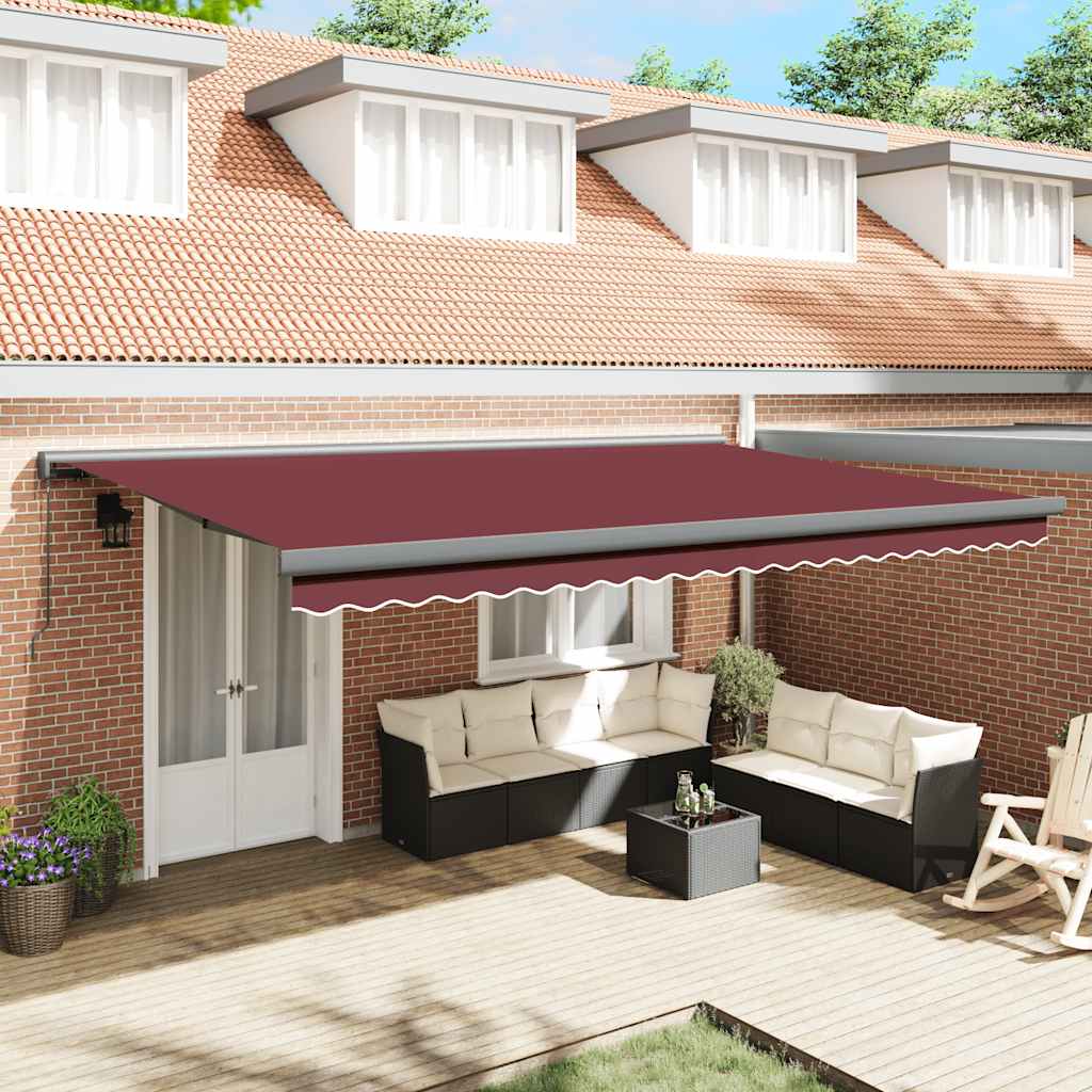 Tenda na automatsko uvlačenje bordo 300 x 250 cm
