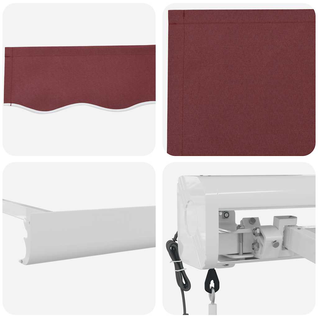 Tenda na automatsko uvlačenje bordo 500 x 300 cm