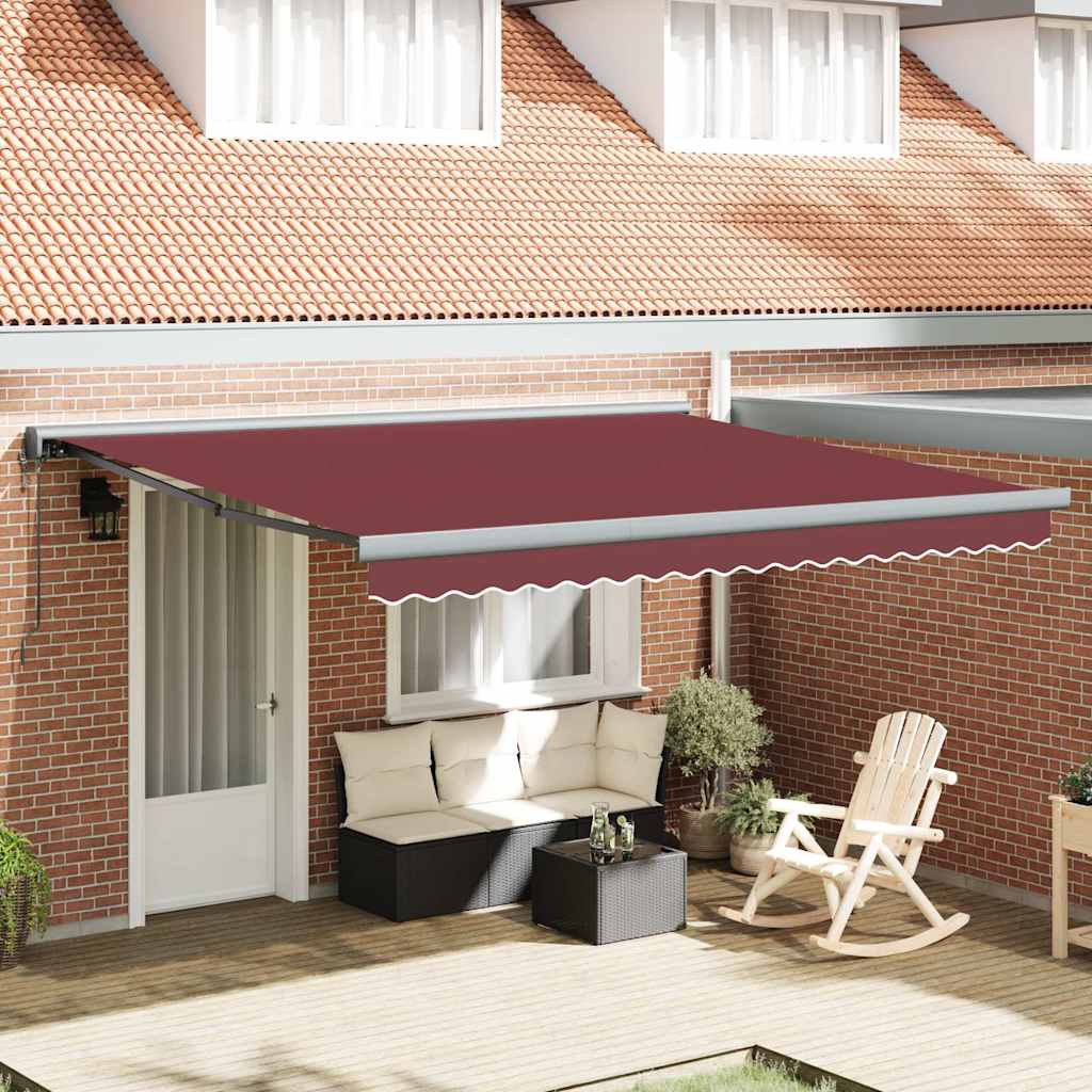 Tenda na automatsko uvlačenje bordo 400 x 300 cm