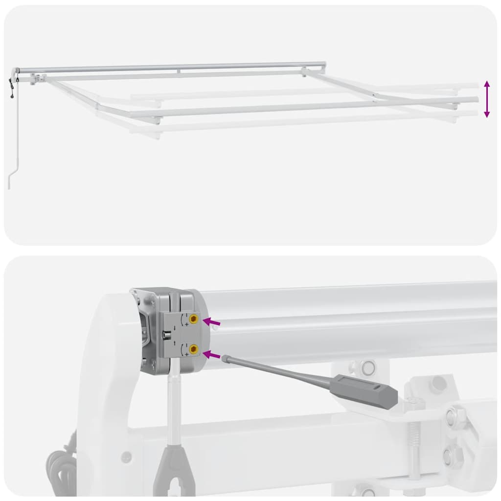 Tenda na automatsko uvlačenje smeđa 300 x 250 cm