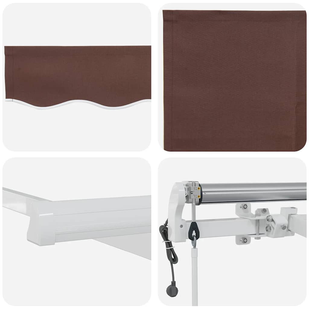 Tenda na automatsko uvlačenje smeđa 300 x 250 cm