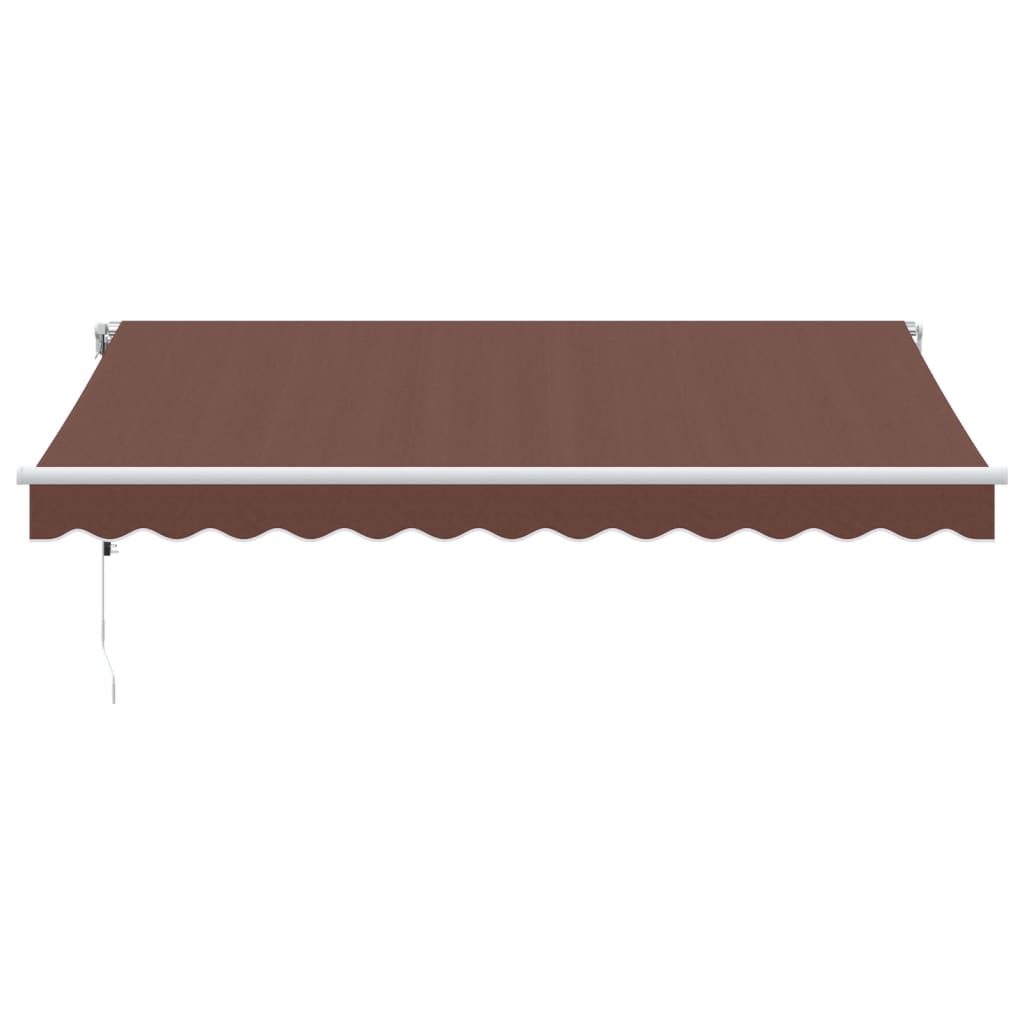 Tenda na automatsko uvlačenje s LED smeđa 350 x 250 cm